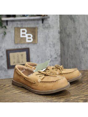 Goodfellow & Co Bennett Genuine Leather Loafers 92541896 Cognac Brown 7